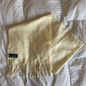 Fraas Elegant Cream Cashmere Scarf